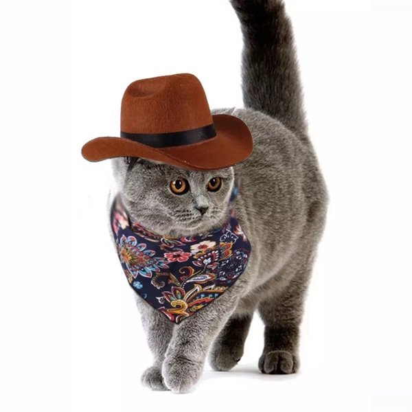 Pet Cowboy Cosplay Hat - Pet Cowboy Cosplay Hat - Image 3 of 3