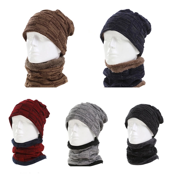 Custom Cold-Weather set contains a scarf  a beanie - Custom Cold-Weather set contains a scarf  a beanie - Image 2 of 4