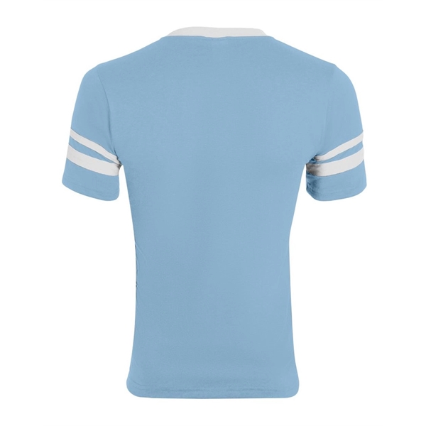Augusta Sportswear Youth V-Neck Jersey with Striped Sleeves - Augusta Sportswear Youth V-Neck Jersey with Striped Sleeves - Image 43 of 73