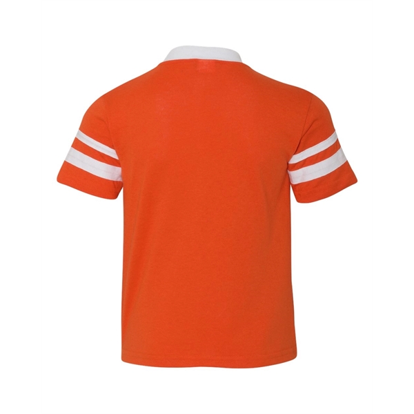 Augusta Sportswear Youth V-Neck Jersey with Striped Sleeves - Augusta Sportswear Youth V-Neck Jersey with Striped Sleeves - Image 20 of 73