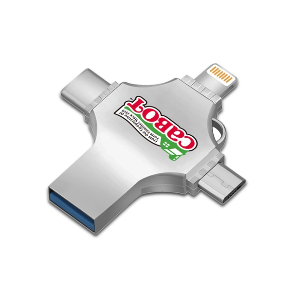 Cicero 3 Way Metal USB - Cicero 3 Way Metal USB - Image 0 of 7