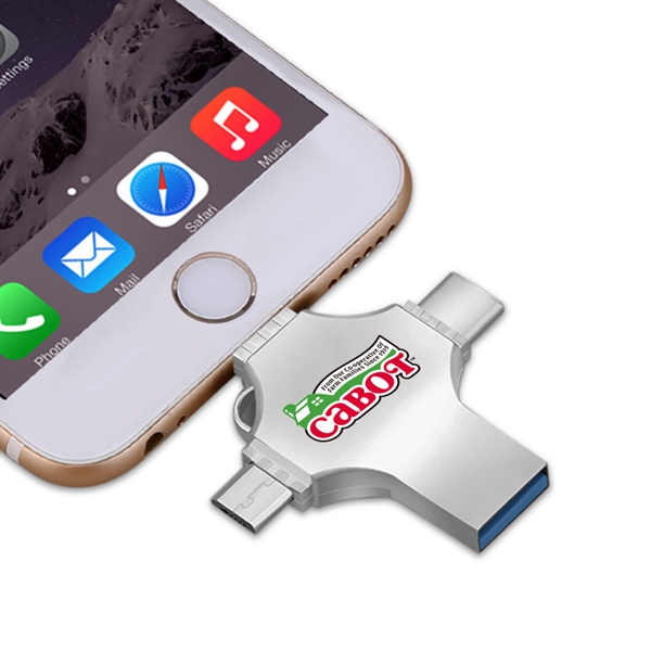 Cicero 3 Way Metal USB - Cicero 3 Way Metal USB - Image 1 of 7