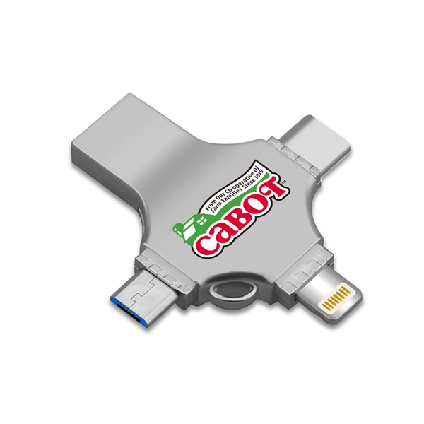 Cicero 3 Way Metal USB - Cicero 3 Way Metal USB - Image 3 of 7