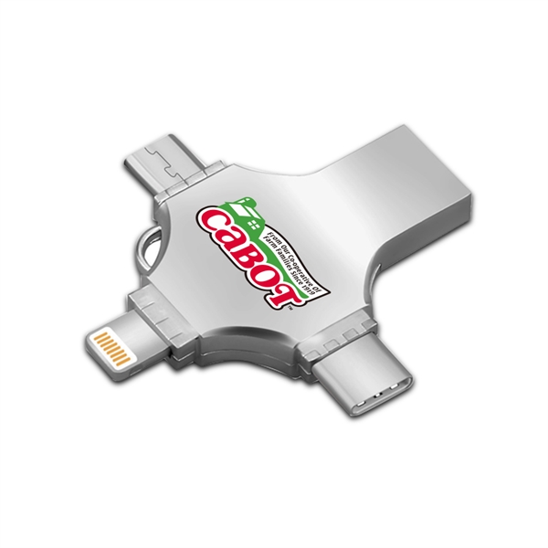 Cicero 3 Way Metal USB - Cicero 3 Way Metal USB - Image 4 of 7