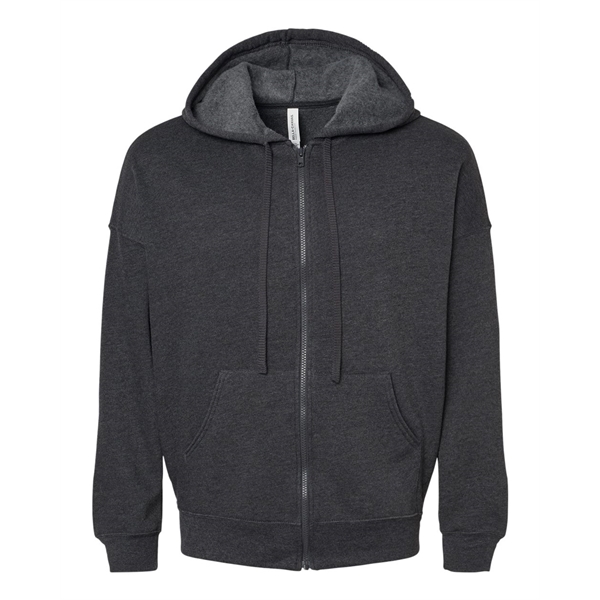 BELLA + CANVAS Sponge Fleece DTM Full-Zip Hoodie - BELLA + CANVAS Sponge Fleece DTM Full-Zip Hoodie - Image 3 of 12