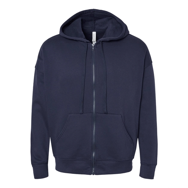 BELLA + CANVAS Sponge Fleece DTM Full-Zip Hoodie - BELLA + CANVAS Sponge Fleece DTM Full-Zip Hoodie - Image 5 of 12