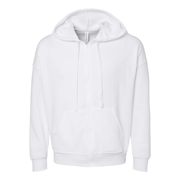 BELLA + CANVAS Sponge Fleece DTM Full-Zip Hoodie - BELLA + CANVAS Sponge Fleece DTM Full-Zip Hoodie - Image 7 of 12