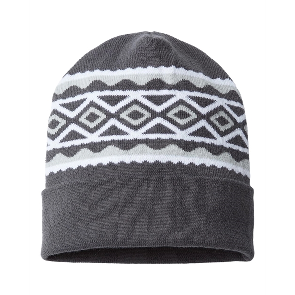CAP AMERICA USA- Made Diamond Cuffed Beanie - CAP AMERICA USA- Made Diamond Cuffed Beanie - Image 9 of 14