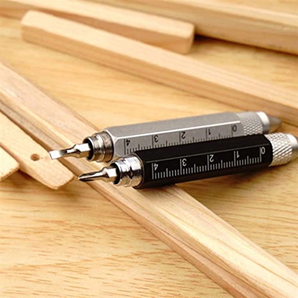 6-In-1 Small Metal Tech Tool Ballpoint Pen - 6-In-1 Small Metal Tech Tool Ballpoint Pen - Image 4 of 4