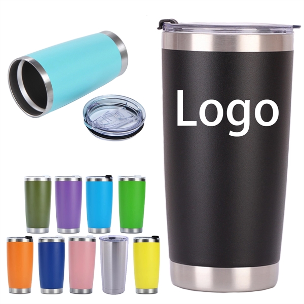 20 oz Vacuum Insulated Mug Stainless Steel Tumbler - 20 oz Vacuum Insulated Mug Stainless Steel Tumbler - Image 0 of 1