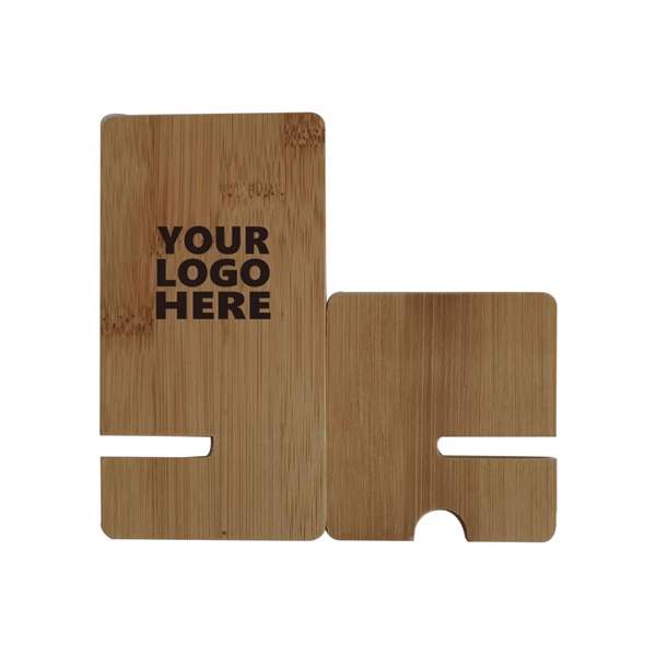 Natural Bamboo cellphone Stand Wooden Phone Holder - Natural Bamboo cellphone Stand Wooden Phone Holder - Image 4 of 4