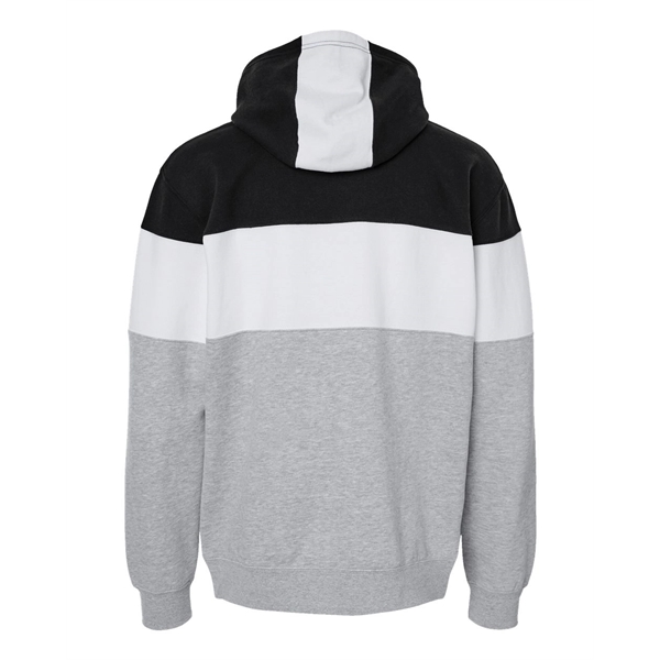 J. America Varsity Fleece Colorblocked Hooded Sweatshirt - J. America Varsity Fleece Colorblocked Hooded Sweatshirt - Image 12 of 18