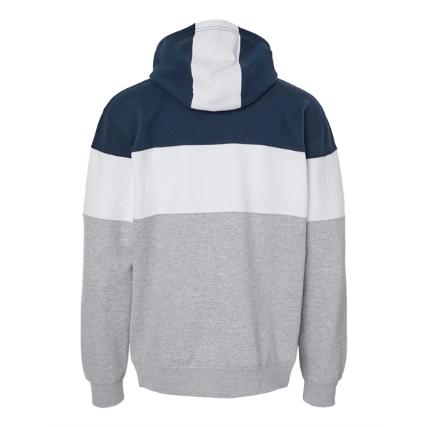 J. America Varsity Fleece Colorblocked Hooded Sweatshirt - J. America Varsity Fleece Colorblocked Hooded Sweatshirt - Image 14 of 18