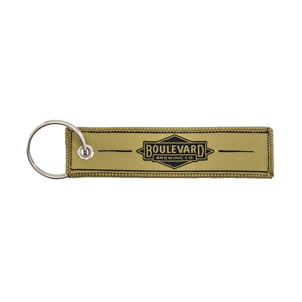 Custom Woven Flight Keytag Keychain - Custom Woven Flight Keytag Keychain - Image 1 of 10