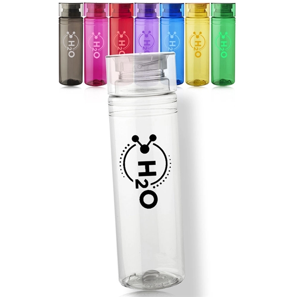 30 oz Enlace Cylindrical Plastic Water Bottle - 30 oz Enlace Cylindrical Plastic Water Bottle - Image 0 of 17