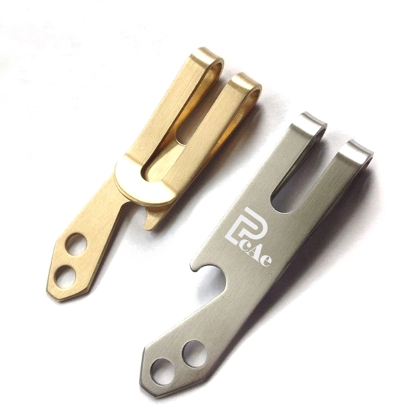 Money Clip with Bottle opener - Money Clip with Bottle opener - Image 0 of 1