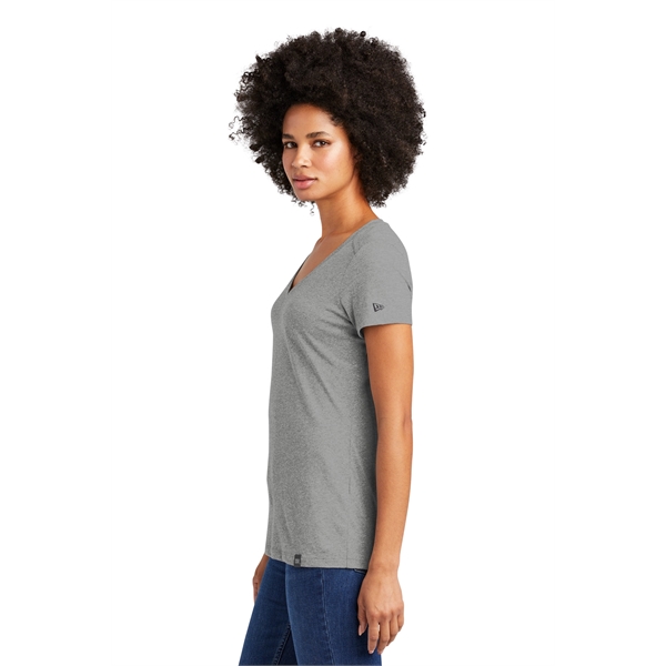 New Era Women's Heritage Blend V-Neck Tee. - New Era Women's Heritage Blend V-Neck Tee. - Image 46 of 76