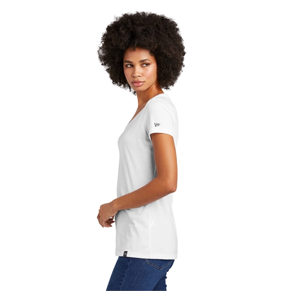 New Era Women's Heritage Blend V-Neck Tee. - New Era Women's Heritage Blend V-Neck Tee. - Image 48 of 76