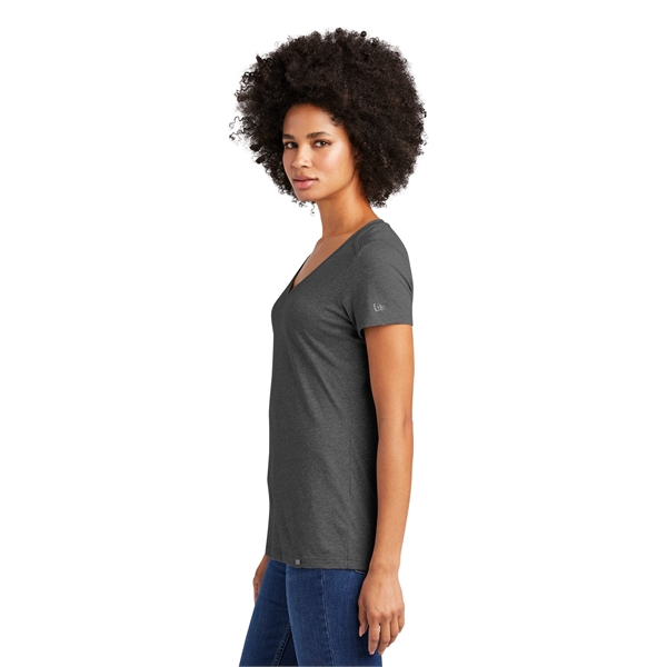 New Era Women's Heritage Blend V-Neck Tee. - New Era Women's Heritage Blend V-Neck Tee. - Image 50 of 76