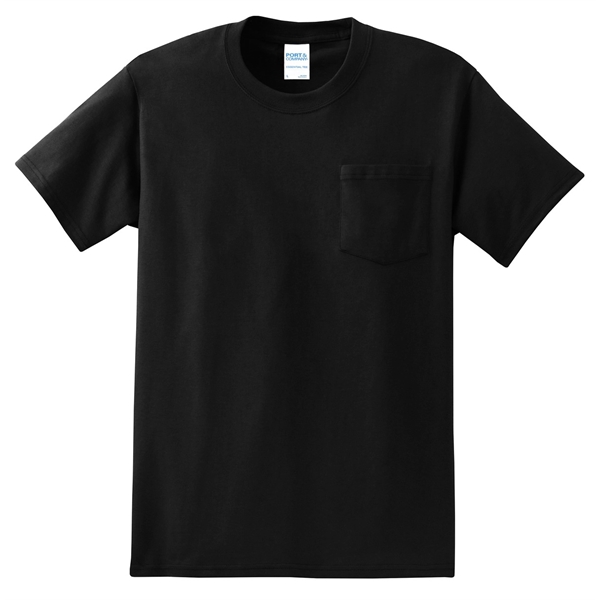 Port & Company - Tall Essential Pocket Tee. - Port & Company - Tall Essential Pocket Tee. - Image 84 of 131