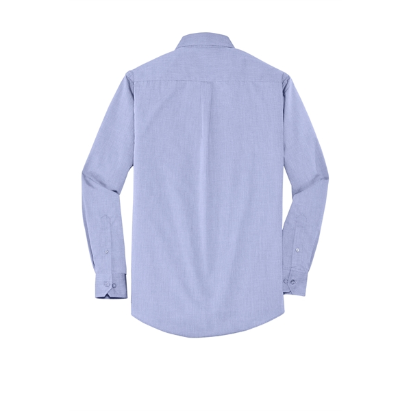 Port Authority Tall Crosshatch Easy Care Shirt. - Port Authority Tall Crosshatch Easy Care Shirt. - Image 26 of 39