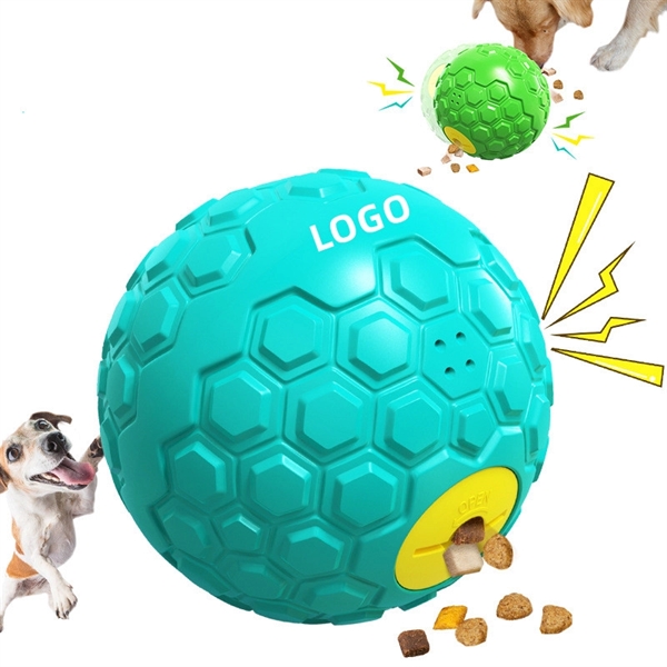 Dog Toy Puppy Giggle Ball With Food Leakage - Dog Toy Puppy Giggle Ball With Food Leakage - Image 0 of 3