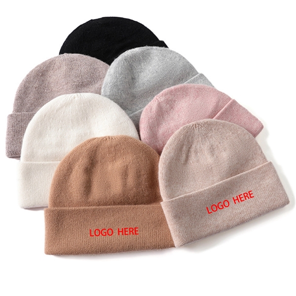 Winter Beanie Cashmere Hat - Winter Beanie Cashmere Hat - Image 0 of 3