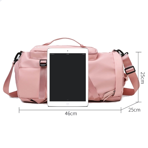 Multifunction Gym Duffle Bag With Shoe Compartment - Multifunction Gym Duffle Bag With Shoe Compartment - Image 3 of 5