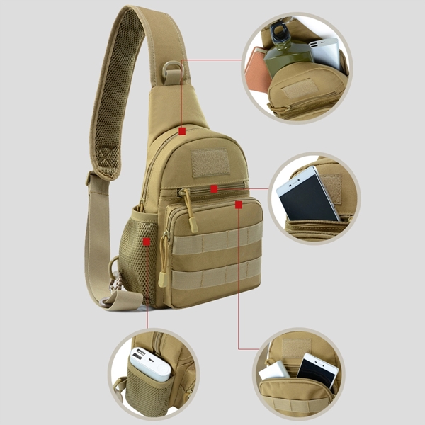 Tactical Military Sling Bag - Tactical Military Sling Bag - Image 1 of 12
