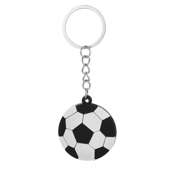 Stress Soccer Keychain - Stress Soccer Keychain - Image 1 of 1