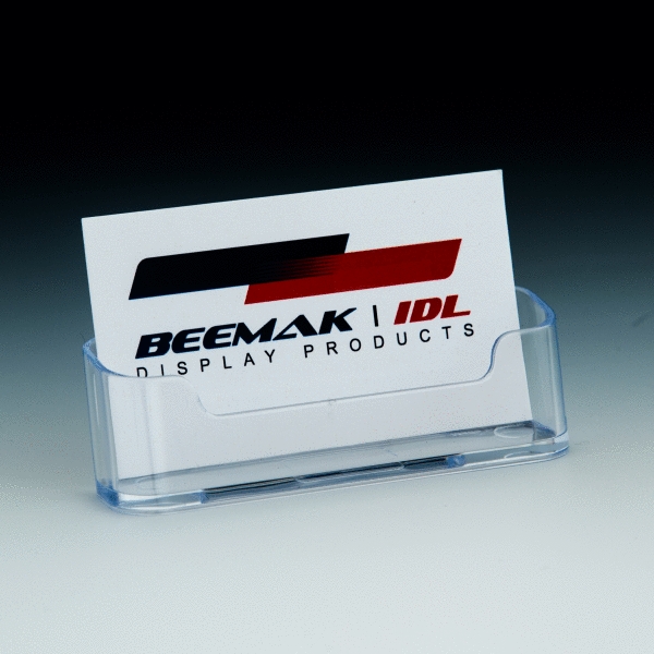 Clear Slanted Gift or Business Card Holder - Clear Slanted Gift or Business Card Holder - Image 1 of 1