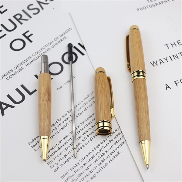 Eco Friendly Wooden Ballpoint Pen Pencil Set - Eco Friendly Wooden Ballpoint Pen Pencil Set - Image 2 of 6