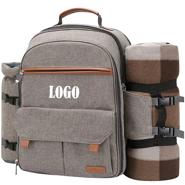 Picnic Backpack With Blanket - Picnic Backpack With Blanket - Image 0 of 4