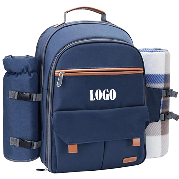 Picnic Backpack With Blanket - Picnic Backpack With Blanket - Image 2 of 4