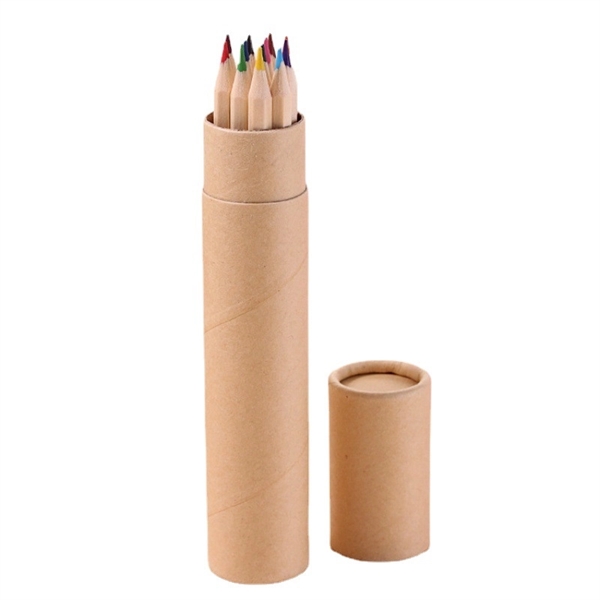 12 Colored Pencils in Tube - 12 Colored Pencils in Tube - Image 0 of 3