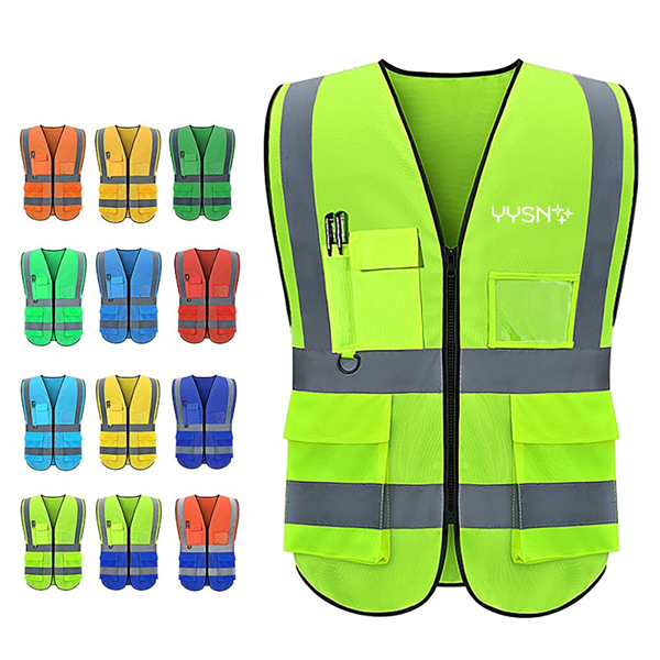 Safety Vest W/ Reflective Strip - Safety Vest W/ Reflective Strip - Image 0 of 1