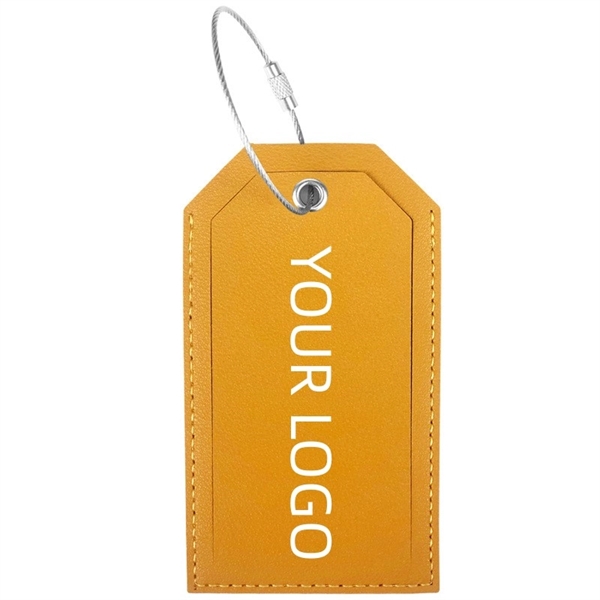 Leather Luggage Tag - Leather Luggage Tag - Image 3 of 5