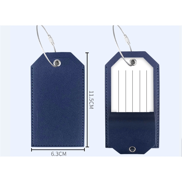 Leather Luggage Tag - Leather Luggage Tag - Image 5 of 5