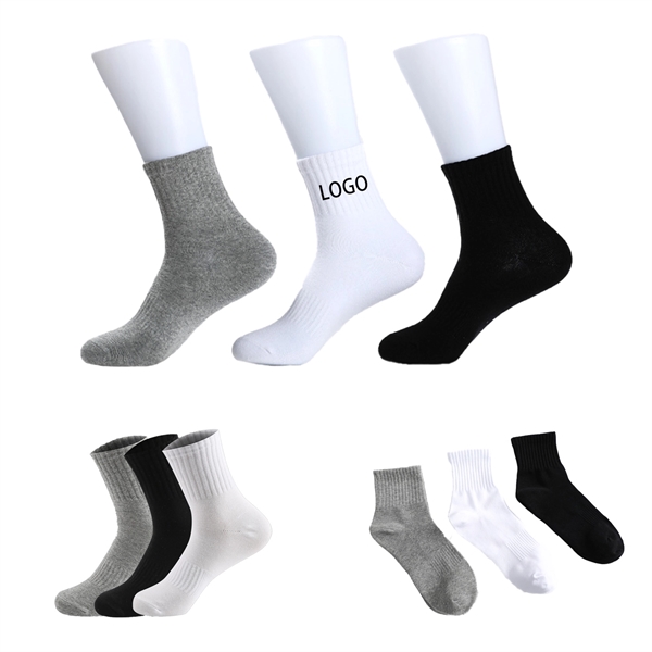 Medium Sport Combed Cotton Socks - Medium Sport Combed Cotton Socks - Image 0 of 2