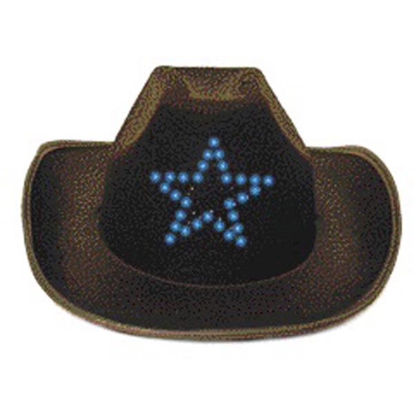 Flashing Star LED Cowboy Hat - Flashing Star LED Cowboy Hat - Image 0 of 0