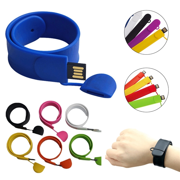 Slap Band USB Memory Drive 4GB - Slap Band USB Memory Drive 4GB - Image 0 of 1