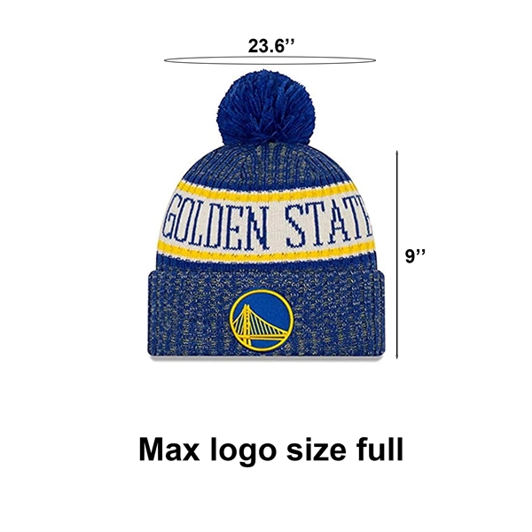 Winter Pom Knit Beanie Hat - Winter Pom Knit Beanie Hat - Image 1 of 13