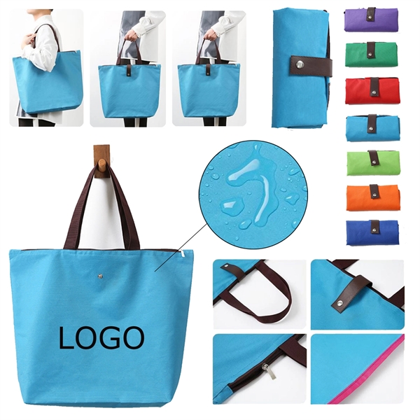 Foldable Oxford Tote Bag - Foldable Oxford Tote Bag - Image 0 of 1