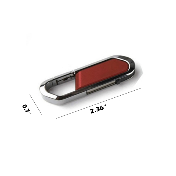 Swivel 2.0 USB Flash Drive Mountaineering Buckle - Swivel 2.0 USB Flash Drive Mountaineering Buckle - Image 1 of 2