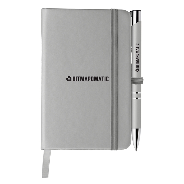 Miller Softy Metallic Notebook & Tres-Chic Pen Gift Set - Miller Softy Metallic Notebook & Tres-Chic Pen Gift Set - Image 2 of 2