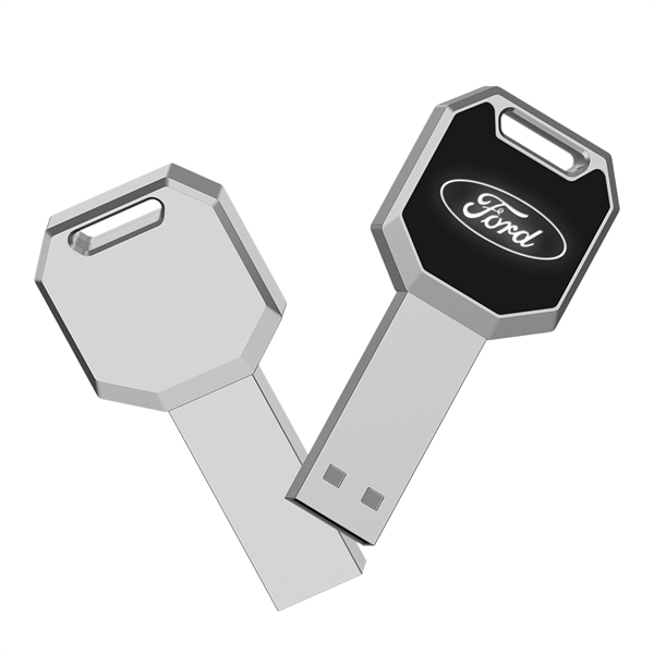 Edison Park Light-Up KEY USB Flash Drive - Edison Park Light-Up KEY USB Flash Drive - Image 1 of 6
