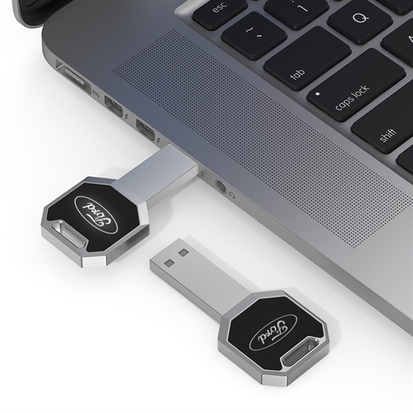 Edison Park Light-Up KEY USB Flash Drive - Edison Park Light-Up KEY USB Flash Drive - Image 2 of 6