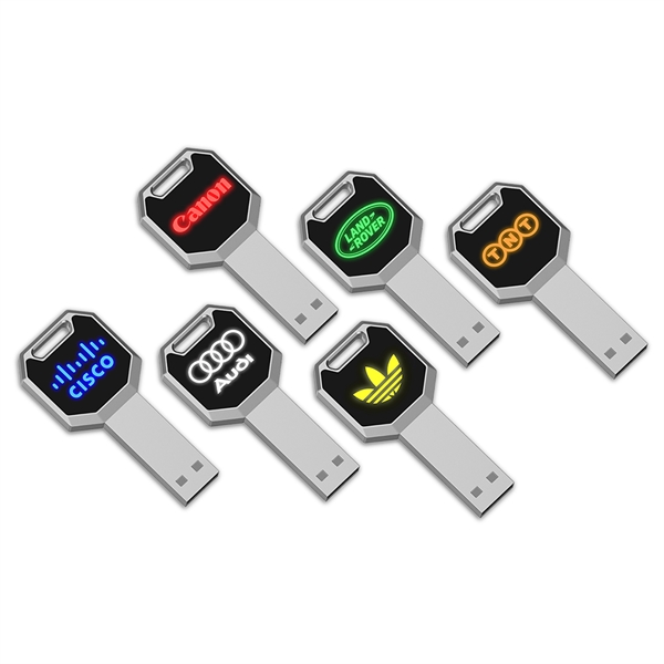 Edison Park Light-Up KEY USB Flash Drive - Edison Park Light-Up KEY USB Flash Drive - Image 3 of 6