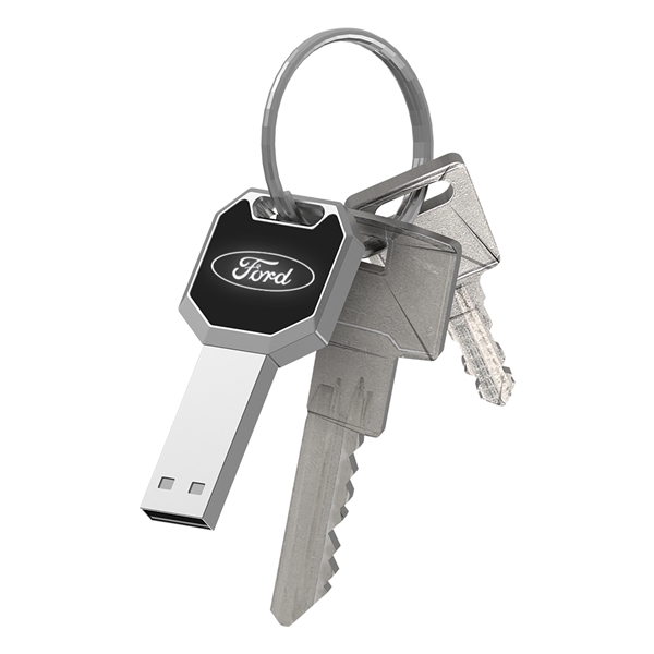 Edison Park Light-Up KEY USB Flash Drive - Edison Park Light-Up KEY USB Flash Drive - Image 4 of 6