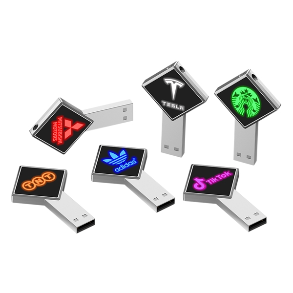 East Side Light Up 360 Degree Rotating USB - East Side Light Up 360 Degree Rotating USB - Image 4 of 7